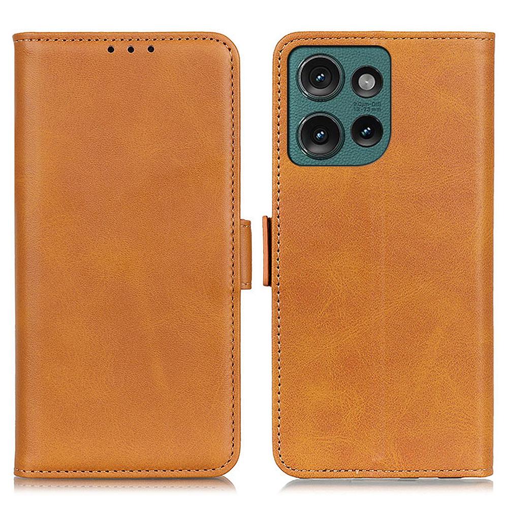 Для Motorola Edge 50 Neo 5G/Moto S50 5G/Thinkphone 25 5G Чехол-подставка Текстура коровьей кожи PU кожа Чехол для телефона