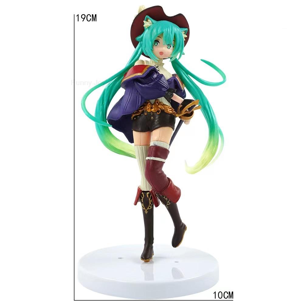 Аниме Фигурка Хацунэ Мику Свадебное платье Фигурки Действия Кавайный Купальник Вокалоид ПВХ Коллекционная Модель Игрушки Подарок Девочке