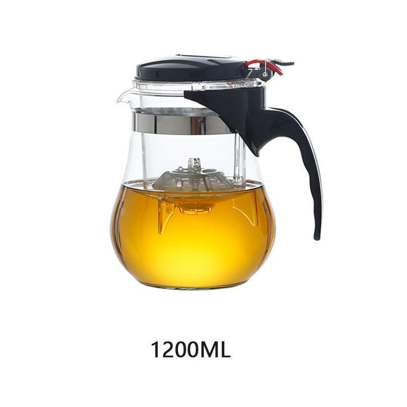 Стеклянный чайник со съемным заварочным устройством, чайник для листового чая