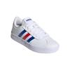 Adidas VL COURT 2.0 K Abrasion Resistant Low top Kids' Skateboarding Shoes White Blue Red Kids' Sneakers FY7170