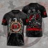 Модная Мужская Футболка Рок-группа Slayer 3D Печать Футболки Мужчины Женщины Хип-хоп Короткий Рукав Футболка Оверсайз Уличная Одежда Топы Одежда