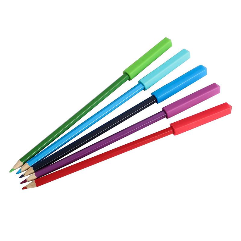 Новые Сенсорные Жевательные Игрушки для Мальчиков и Девочек, Жевательный Карандаш, Насадки для Грызения, Силиконовый Колпачок на Ручку, Прорезыватель, Жевательные Игрушки, Mordedor Lapiz Tilcare