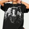Hocus Pocus Halloween Shirt, Vintage Halftone Witch Graphic Tee, Retro Spooky Season Shirt, Horror Movie Inspired Tee