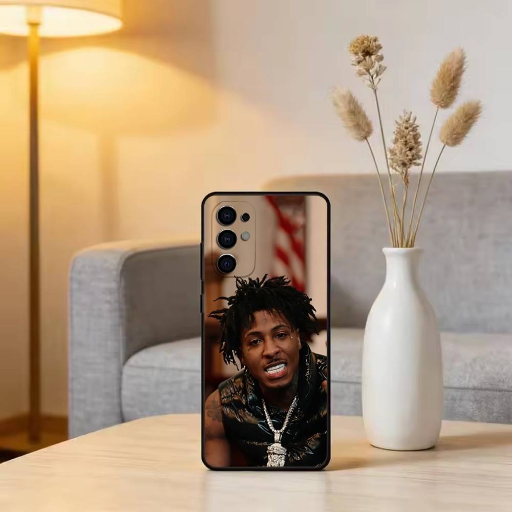 Американский R-рэпер YB Чехол для телефона Черный Силиконовый Мягкий Для Samsung S25,S24,S21,S22,S23,S30,Ultra,S20,Plus,Fe,Lite