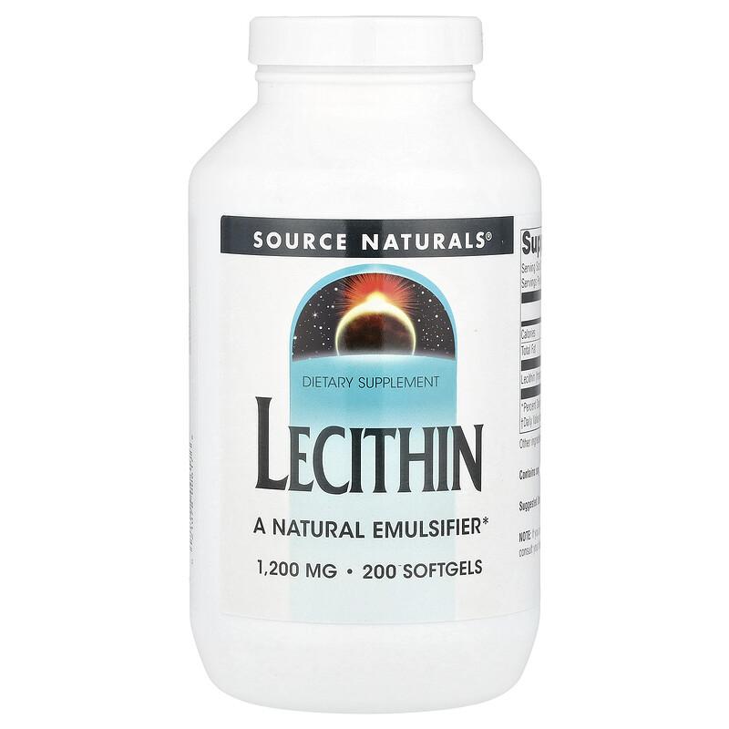 Lecithin, 1,200 mg, 200 Softgels
