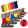 Men's Cotton Work Socks Solid Color British Style Business Weekly Dress Socks
