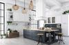 MODERN WOODEN CEILING HANGING LAMP MIX LED
