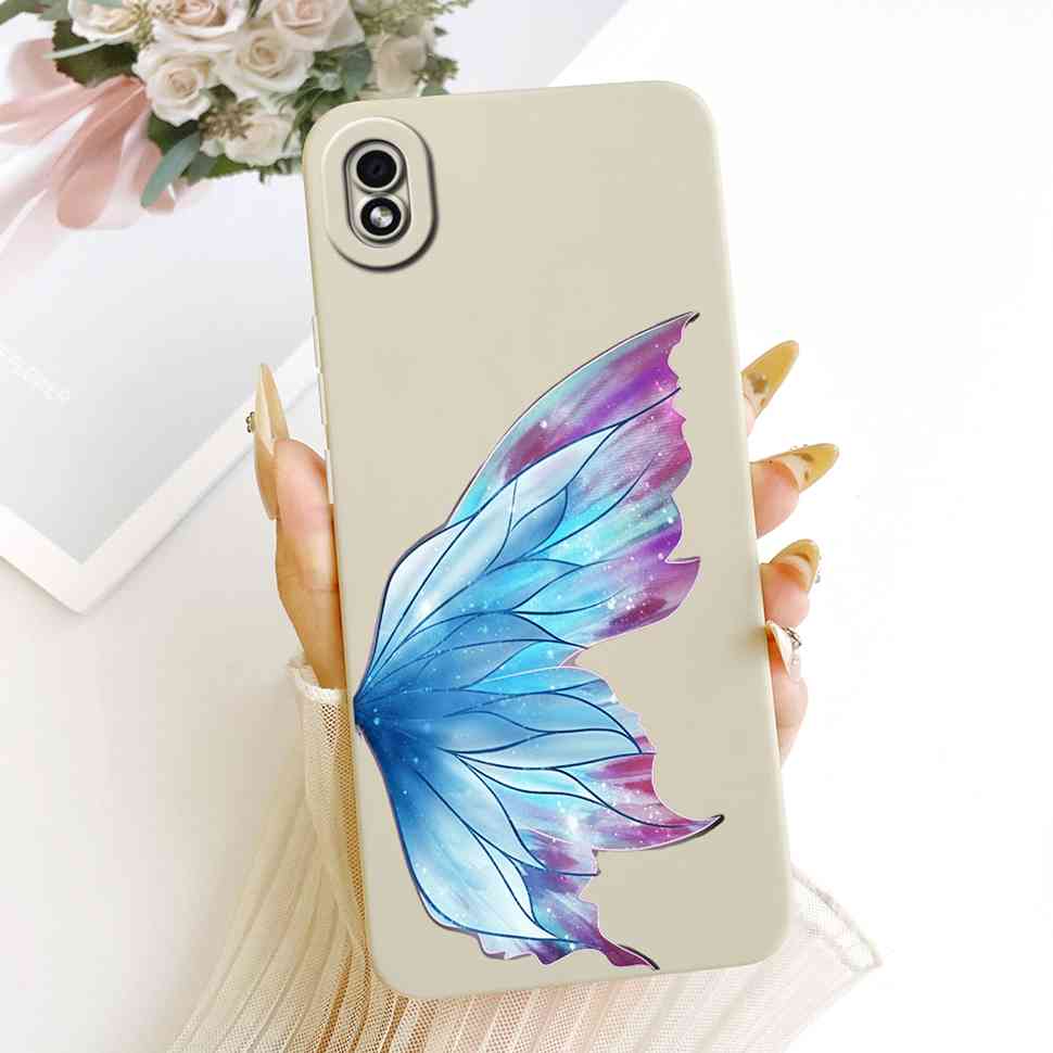 For Samsung Galaxy A01 Core Casing SM-A013F SM-A013G Butterfly Flower Soft Silicone Back Cover For Samsung A01Core Phone Case