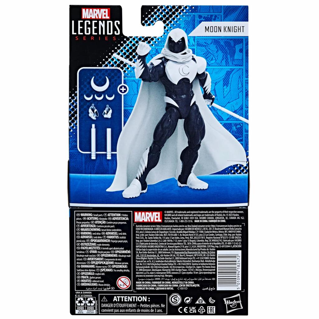 Hasbro Marvel Legends 6 Inch Action Figure Moon Knight Legends ML Original American Comic Comic