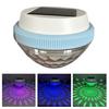 Солнечный светильник для бассейна, светодиодный плавающий светильник RGB, меняющий цвет, IP67, водонепроницаемый