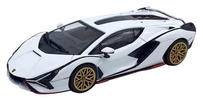 Hung Hing Toys Lamborghini FKP 37 Белый 1/64 Sián (Готовая модель)
