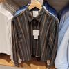 1116 Autumn and Winter New Men's and Women's Clothing Oxford Spinning Box Striped Shirt/Long Sleeve Cooperation 179971 179971