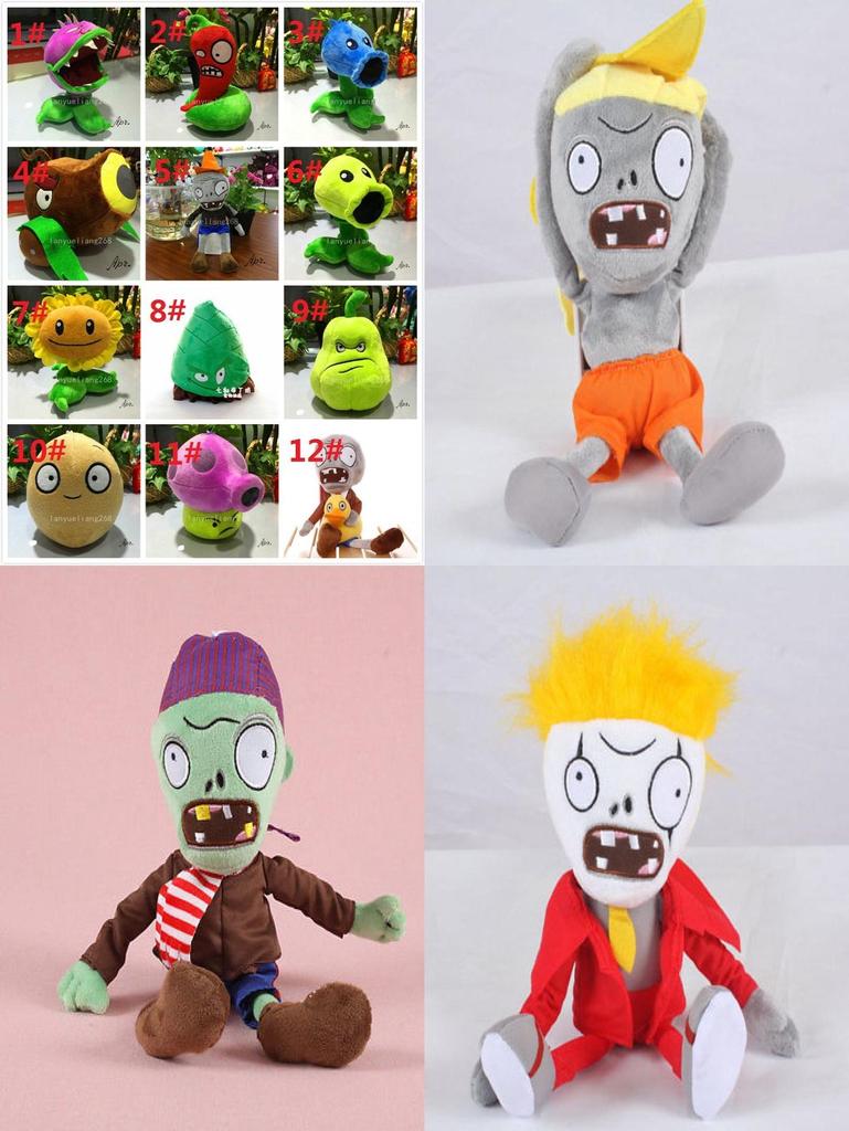 Очаровательная плюшевая игрушка Plants Vs Zombies, мягкая набивная кукла для детей и младенцев, идеальный подарок