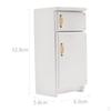 Dollhouse Accessories, White Refrigerator Furniture Model