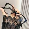 Women Trendy Luxury Finished Reading Glasses Blue Light Blocking Presbyopia For Female Fashion Cat Eye Design Far Sight Eyewear
