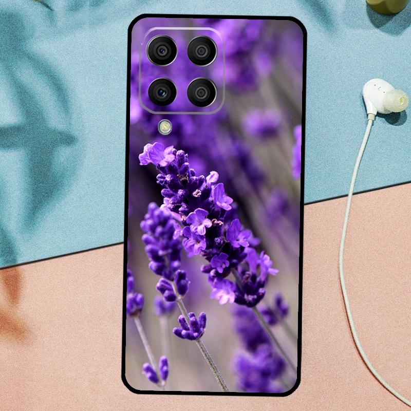 Фиолетовые Цветы Лаванда Для Samsung Galaxy M21 M31 M11 M13 M33 M53 M16 M06 M12 M14 M15 M35 M55 M34 M54 M32 M52 Чехол