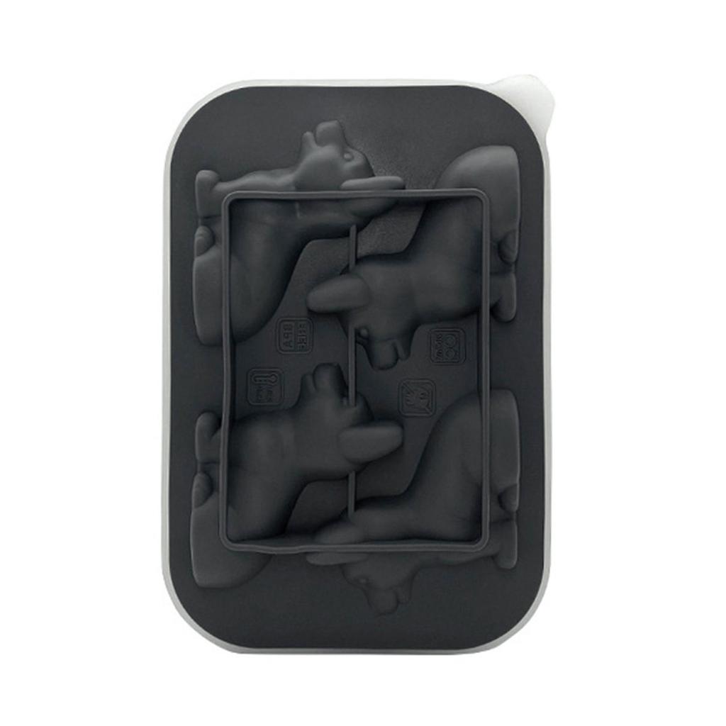 Cute Ice Cube Tray Silicone Mold Silicone Ice Cube Trays Dog Shaped Ice Cube Molds for Drinks Cocktails Juice Beverage