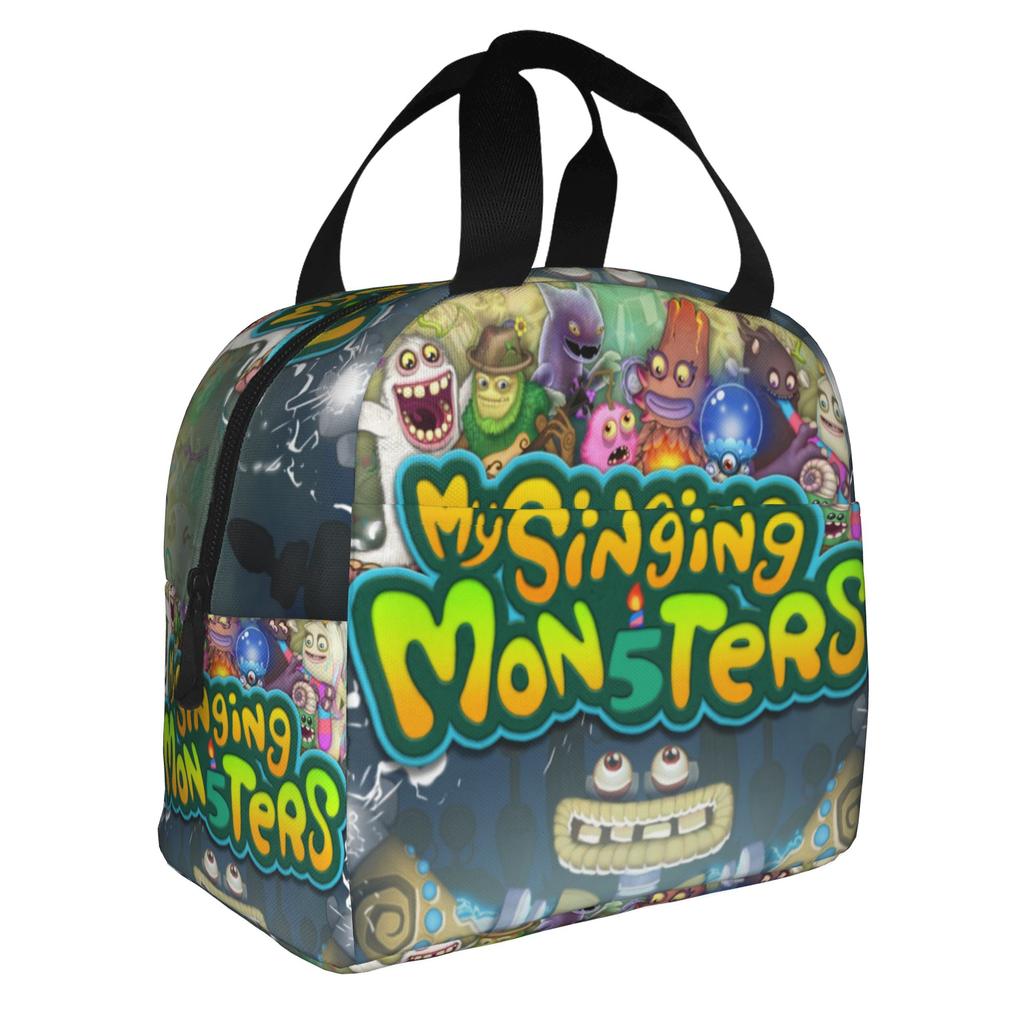 My Singing Monsters Lunch Bag Men Women Cooler Warm Insulated Lunch Box for School
