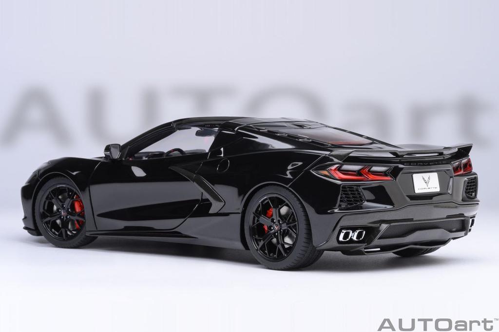 AUTOart Chevrolet Corvette Stingray Z51 Black Finished Product 1/18 (C8)