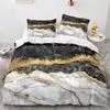 3D Printed Textured Marble Bedding Set Boys Girls Twin Queen Size Duvet Cover Pillowcase Bed Kids Adult Home Textileextile