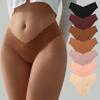 Women Fashion Underwear Low Waist V Shape Seamless Sports Yoga Briefs Ultra-thin Soft Ladies Panties