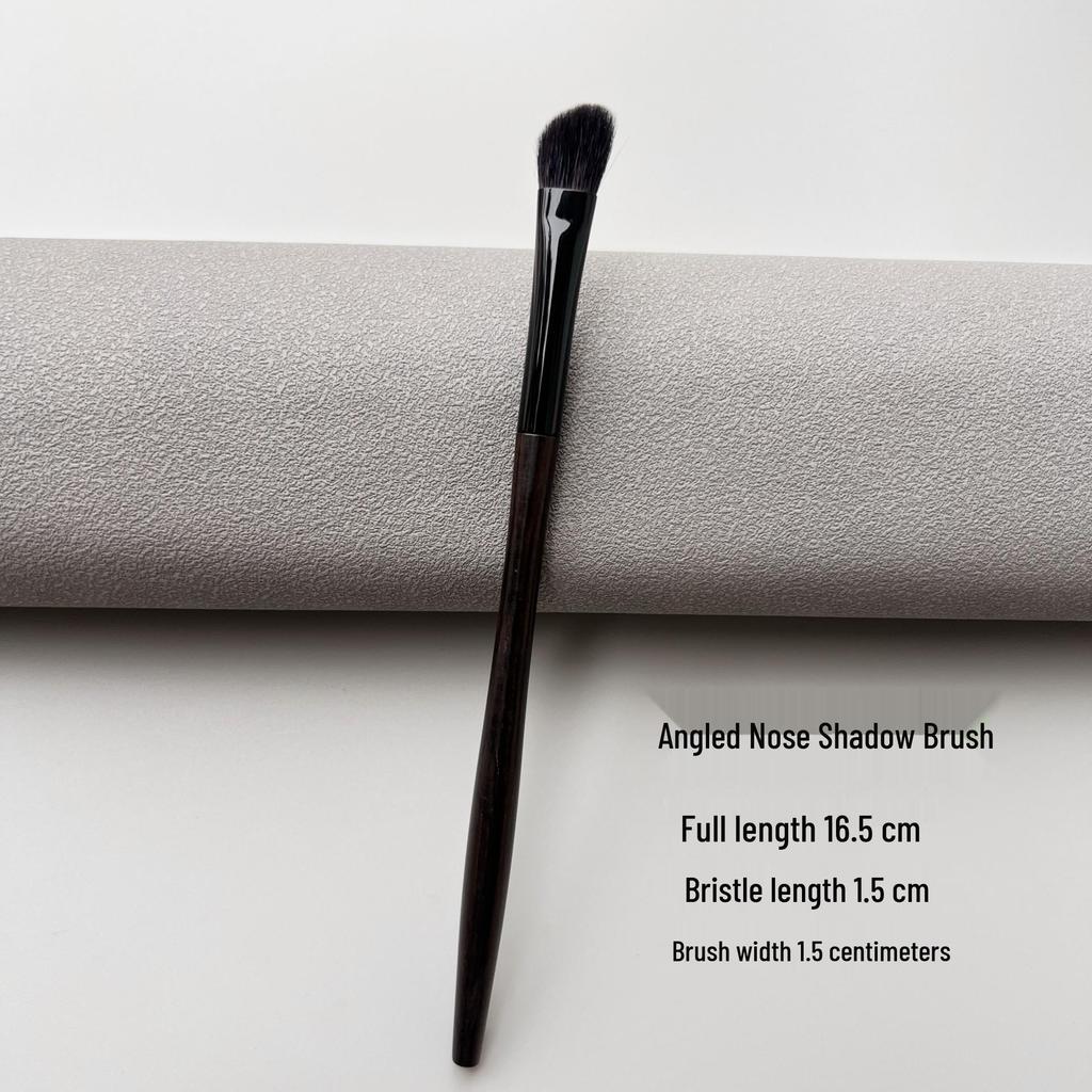 Ebony Handmade Eye Makeup Brush Set: Eyeshadow, Blending, Laydown & Detail Brushes