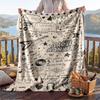 Warm Flannel Throw Blanket,Arctic Monkeys Lightweight Cozy Blanket For Bed Sofa And Daily Use