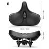 Wide Bike Saddle Oversized Bike Seat Comfortable Mountain Bicycle Cushion Pad Waterproof Cycle Seat