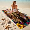 1PC Custom Name Ethereal Elephant Dreamscape Beach Towel Highly Absorbent And Sand-Resistant Towel for Swimming, Pool, Yoga, And Travel Lightweight