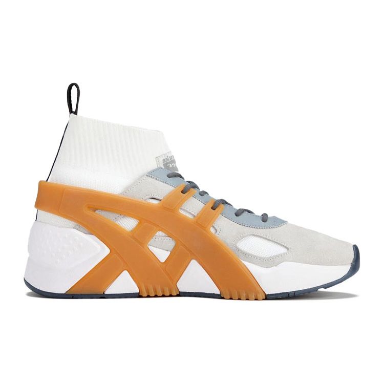 ONITSUKA TIGER Унисекс кроссовки с большим логотипом 2.0 Носок Ледниковый серый Загар Пресидио 1183B472-021