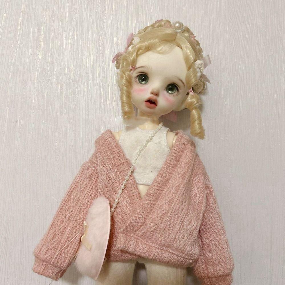 Милые топы для кукол, пальто, повседневная одежда, кукольные свитера для кукол BJD 1/4 1/6 30/45 см, аксессуары для одежды DIY