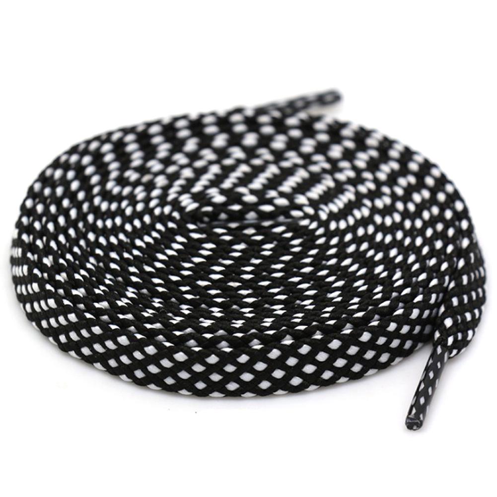 1 пара плоских шнурков, двухцветные повседневные кроссовки, кружевная обувь унисекс, веревочные аксессуары, модные аксессуары