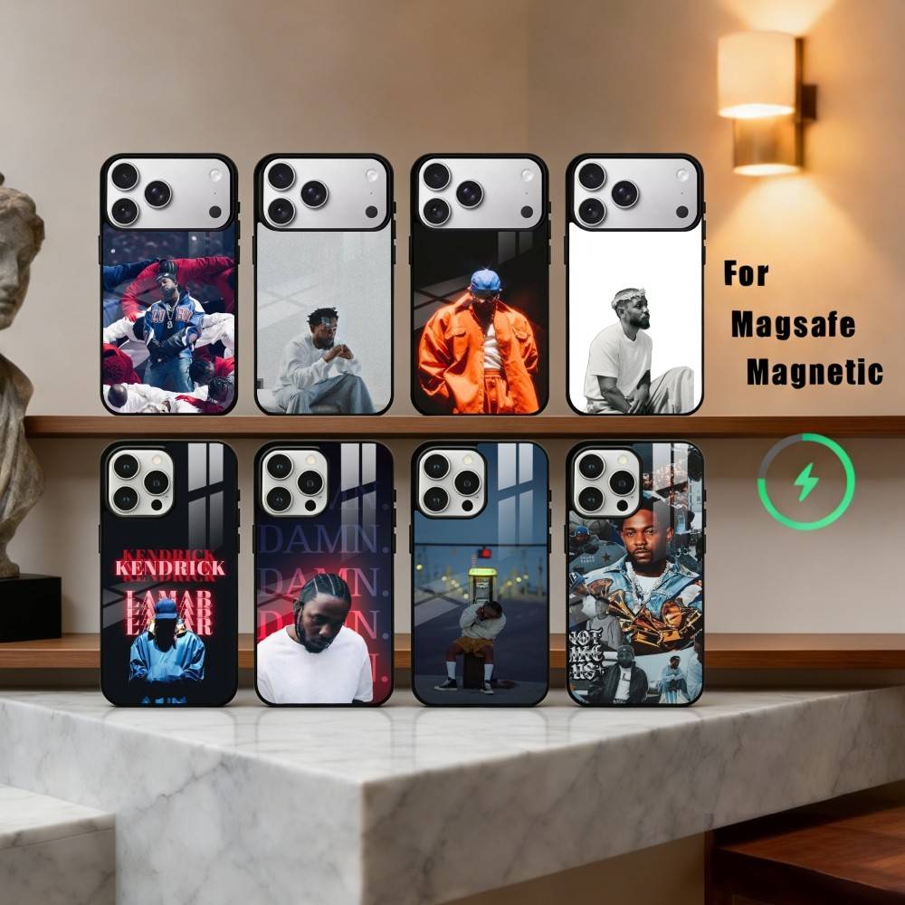 K-Kendrick-K Rapper L-Lamar-R Phone Case For iPhone17,16,15,14,13,12,11 Plus,Pro Max Magnetic For Magsafe Wireless Charging