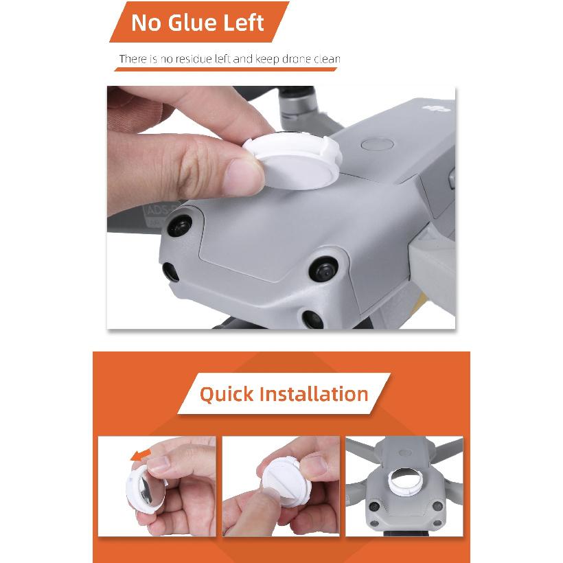 AirTag Holder For DJI Neo Accessories Anti-lost Location Track Cover For Mavic 3/Mini 4Pro/Mini 3 Pro/Air 2/Mini 2/Autel/ Fimi