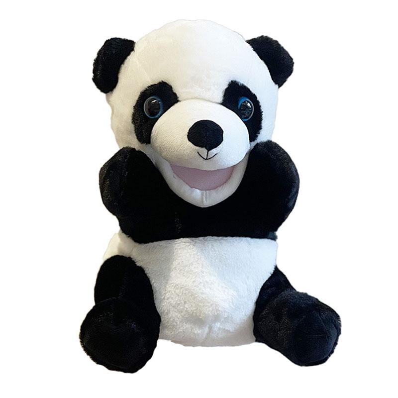 Плюшевая панда ручная кукла для детей для рассказывания историй и занятий по раннему развитию