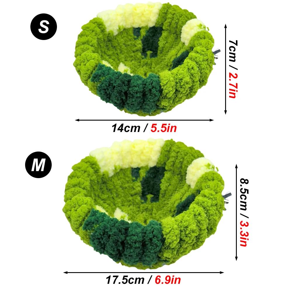 Autumn Winter Warm Cozy Bird Nest Plush Parrot Round Sleeping Bed House Toys for Small Animal Pet Bird Parrot Cage Accessories