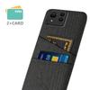 For Asus Zenfone 11 Ultra 5G Case Cloth Texture Anti-Scratch Phone Cover with Card Slots