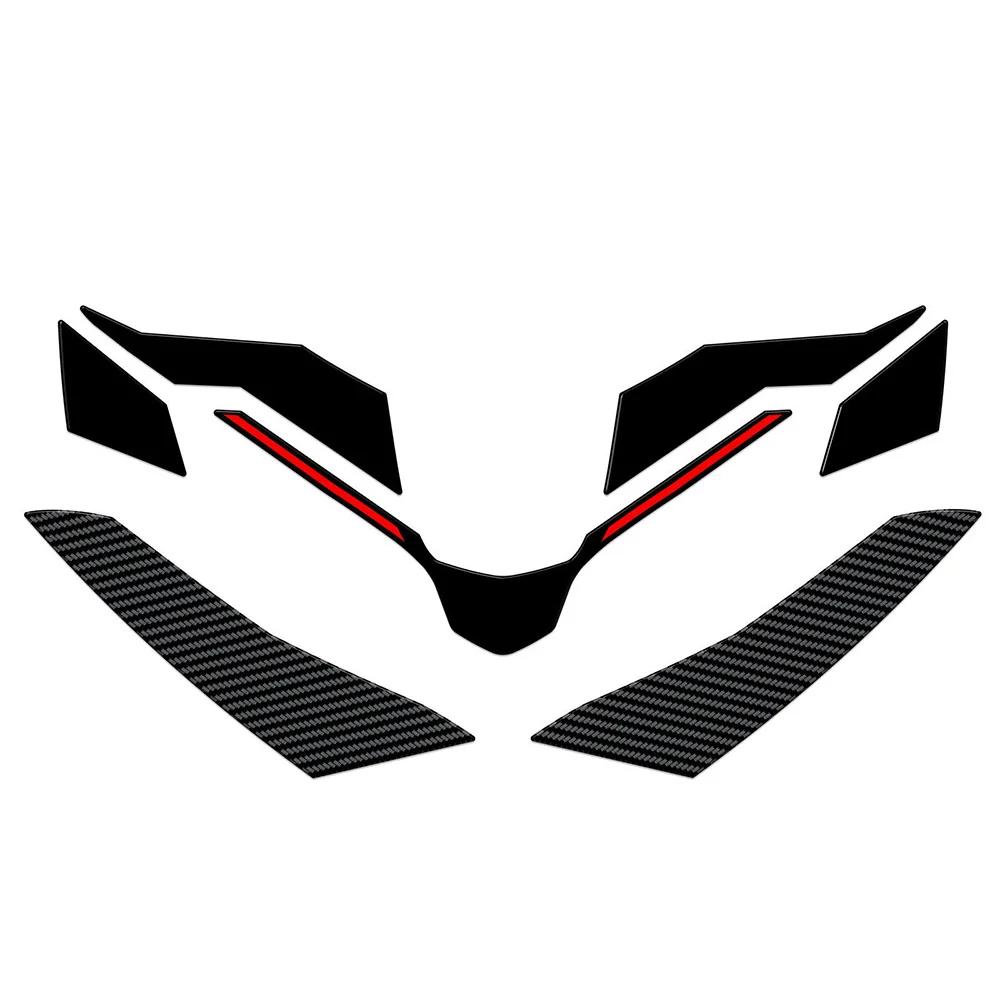 For Tracer 9 Red 2025 Motorcycle Accessories 3D Epoxy Sticker Protection Tank Pad Kit