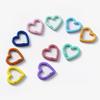 1pcs Metal Heart Spring Clasp Openable Love Shaped Carabiner DIY Backpack Bags Accessories