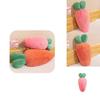 Cute And Colorful Carrot Plush Toy With Rabbit Fur Perfect For Kids And Bedroom Decor