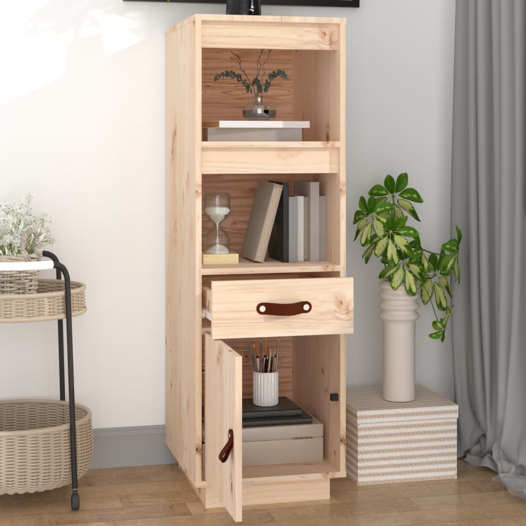 Vidaxl Szafka, 34X40X108,5 Cm, Lite Drewno Sosnowe