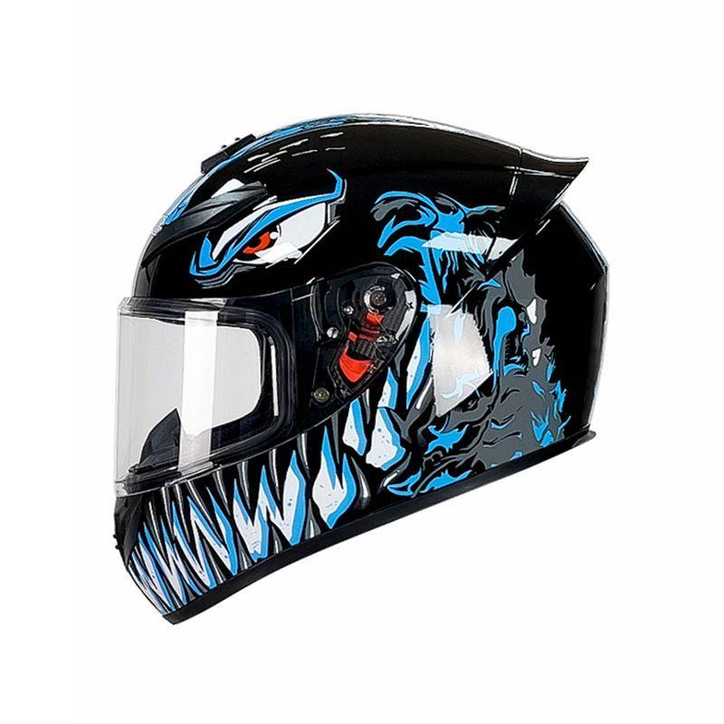 Motorcycle Helmet Unisex Safety Riding Helmet Four Seasons Universal Full Helmet Electric Vehicle Battery Car Helmet
