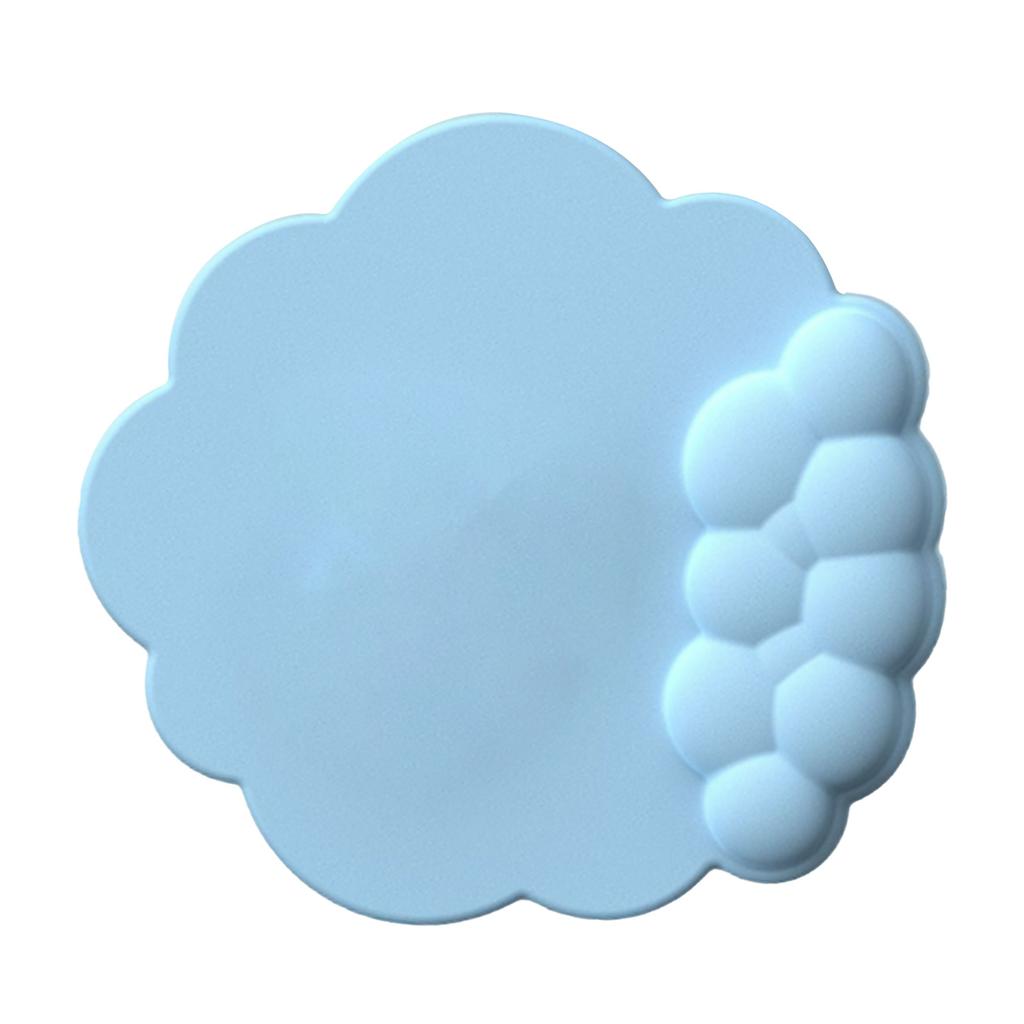 Коврик для мыши Cloud с поддержкой запястья, пена с эффектом памяти, предотвращает скольжение, эргономичная подставка для рук для компьютера, ноутбука