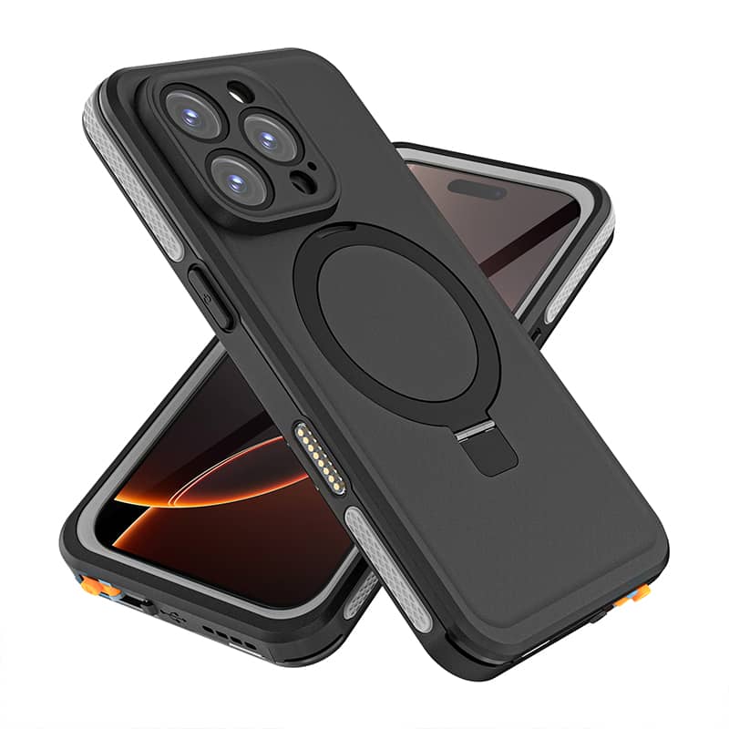 Для iPhone 16 15 Pro Max 16 Plus 16 15 Pro Водонепроницаемый чехол, [Совместим с Mag-Safe] Полнотелый Ударопрочный чехол