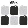 6pcs Air Filter Grey Replacement Round Vacuum Parts