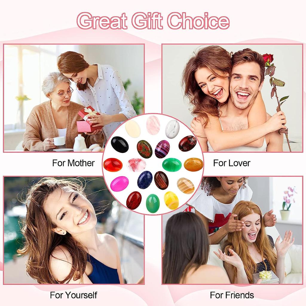 Кабошоны Камень Овальный Натуральный Свободный Драгоценный Камень Подвески Исцеляющий Хрустальный Камень Кабошоны для Ювелирных Изделий