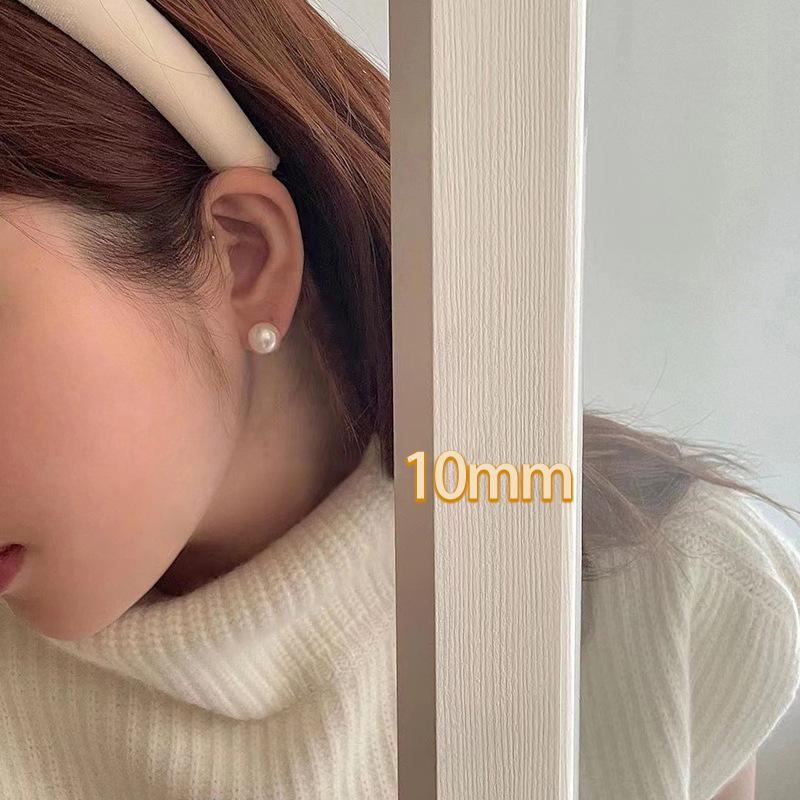 Серьги Shijia 2023 Retro Pearl с иглой из серебра 925 пробы - элегантные высококачественные женские украшения