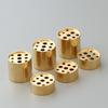 1x Copper Alloy Incense Holder with 9 Holes Sandalwood Incense Sticks Holder Portable Metal Censer