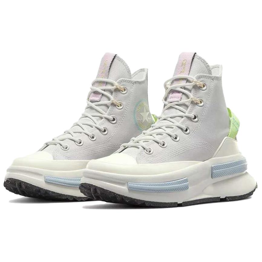 Converse Run Star Hike High Top Canvas Shoes Unisex Sneakers Gray A07609C