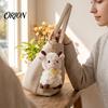 Подарок на День Рождения для Друзей Милый Плюшевый Брелок-Овечка, Мягкий Подвеска-Шарм для Сумки Барашек с Металлической Декорацией для Рюкзака Брелок, Мини Мягкая Игрушка